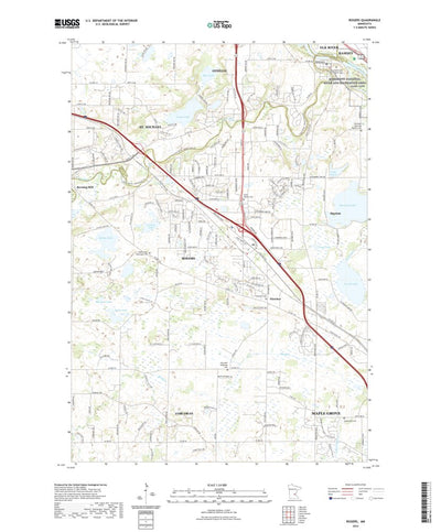 United States Geological Survey Rogers, MN (2022, 24000-Scale) digital map
