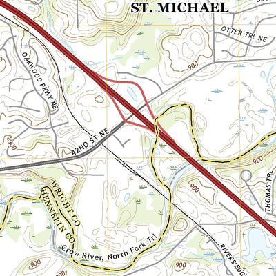 United States Geological Survey Rogers, MN (2022, 24000-Scale) digital map