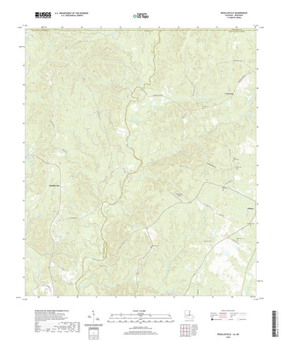 United States Geological Survey Rogillioville, LA (2020, 24000-Scale) digital map