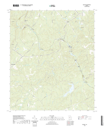 United States Geological Survey Roland, GA (2020, 24000-Scale) digital map