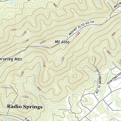 United States Geological Survey Rome South, GA (2020, 24000-Scale) digital map