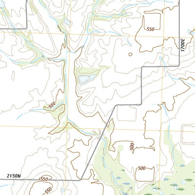 United States Geological Survey Roodhouse East, IL (2021, 24000-Scale) digital map
