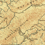 United States Geological Survey Room Mountain, TN-NC (1904, 125000-Scale) digital map