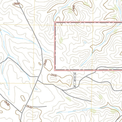 United States Geological Survey Roosevelt Creek West, ND (2020, 24000-Scale) digital map