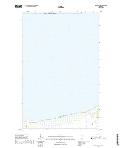 United States Geological Survey Roosevelt NW, MN (2022, 24000-Scale) digital map