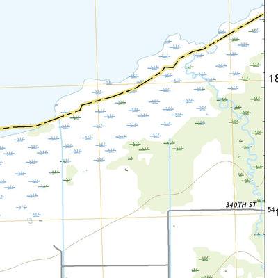 United States Geological Survey Roosevelt NW, MN (2022, 24000-Scale) digital map