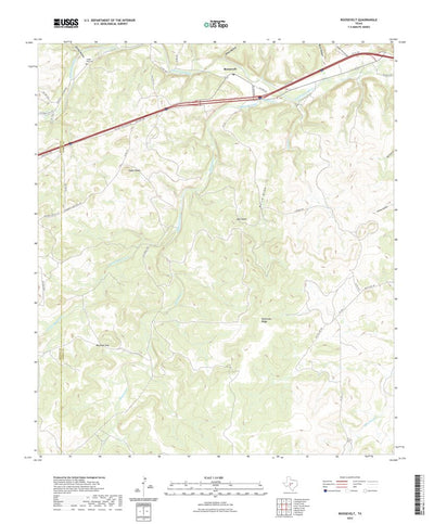 United States Geological Survey Roosevelt, TX (2022, 24000-Scale) digital map