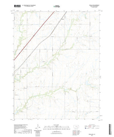 United States Geological Survey Rosalia NW, KS (2022, 24000-Scale) digital map