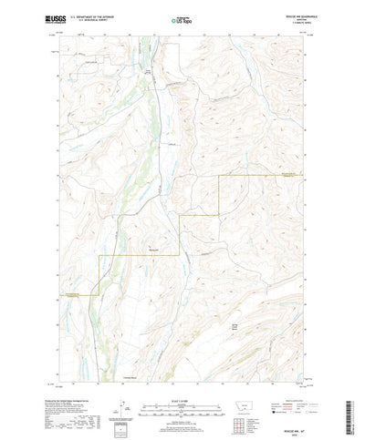 United States Geological Survey Roscoe NW, MT (2020, 24000-Scale) digital map