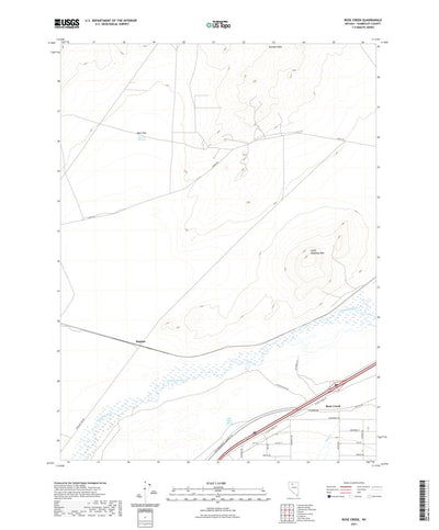 United States Geological Survey Rose Creek, NV (2021, 24000-Scale) digital map