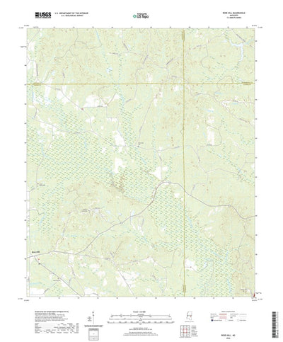 United States Geological Survey Rose Hill, MS (2020, 24000-Scale) digital map