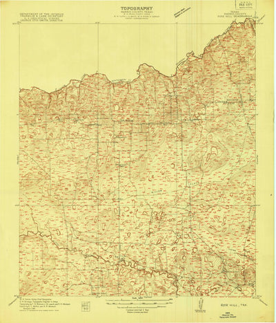 United States Geological Survey Rose Hill, TX (1916, 24000-Scale) digital map