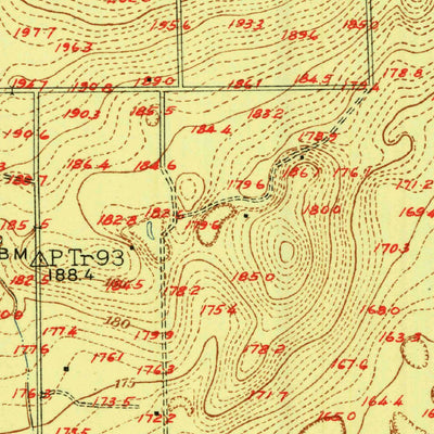 United States Geological Survey Rose Hill, TX (1916, 24000-Scale) digital map