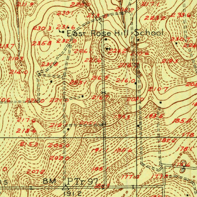 United States Geological Survey Rose Hill, TX (1916, 24000-Scale) digital map