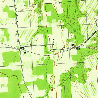United States Geological Survey Rose, NY (1943, 31680-Scale) digital map