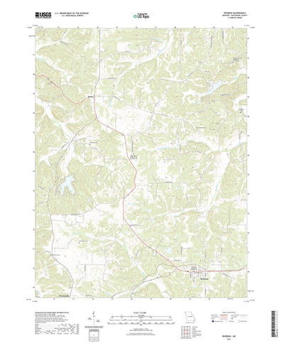 United States Geological Survey Rosebud, MO (2021, 24000-Scale) digital map