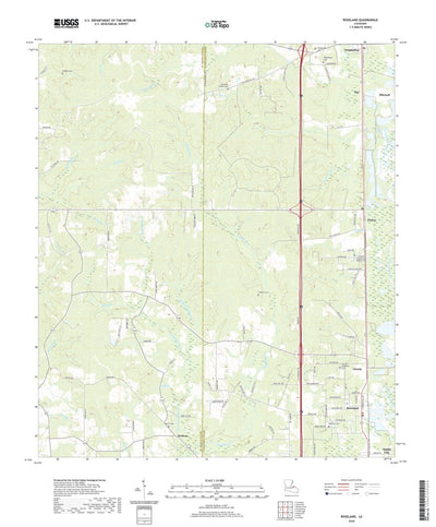 United States Geological Survey Roseland, LA (2020, 24000-Scale) digital map