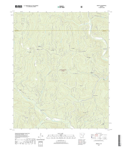 United States Geological Survey Rosetta, AR (2020, 24000-Scale) digital map