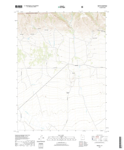 United States Geological Survey Rosette, UT (2020, 24000-Scale) digital map