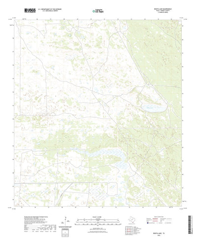 United States Geological Survey Rosita Lake, TX (2022, 24000-Scale) digital map