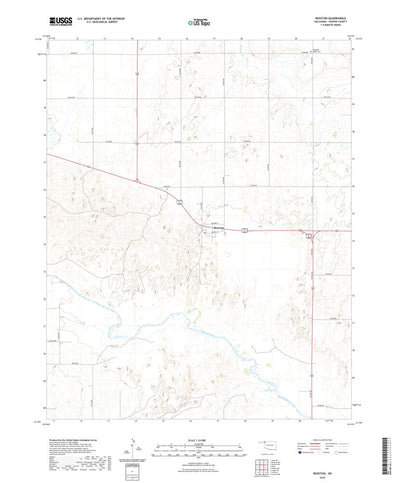 United States Geological Survey Rosston, OK (2022, 24000-Scale) digital map