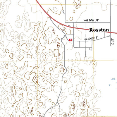 United States Geological Survey Rosston, OK (2022, 24000-Scale) digital map
