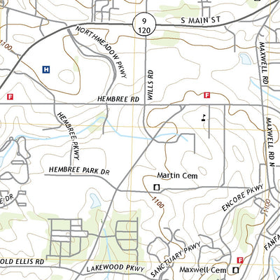 United States Geological Survey Roswell, GA (2020, 24000-Scale) digital map