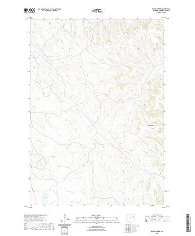 United States Geological Survey Rough Creek, WY (2021, 24000-Scale) digital map