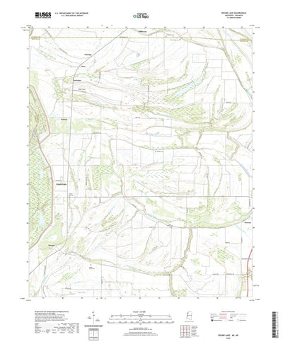 United States Geological Survey Round Lake, MS (2020, 24000-Scale) digital map