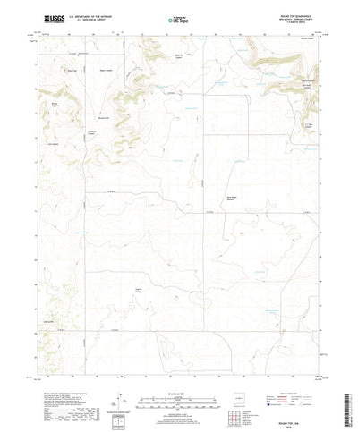United States Geological Survey Round Top, NM (2020, 24000-Scale) digital map