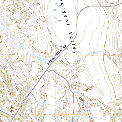 United States Geological Survey Round Valley, NE (2021, 24000-Scale) digital map