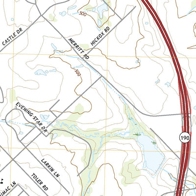 United States Geological Survey Rowlett, TX (2022, 24000-Scale) digital map