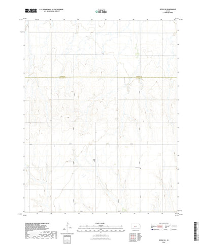 United States Geological Survey Rozel SW, KS (2022, 24000-Scale) digital map