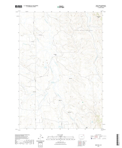 United States Geological Survey Rozet NW, WY (2021, 24000-Scale) digital map
