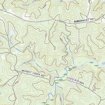 United States Geological Survey Rubermont, VA (2022, 24000-Scale) digital map