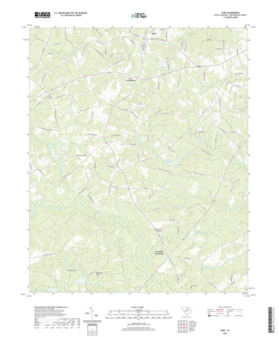 United States Geological Survey Ruby, SC (2020, 24000-Scale) digital map
