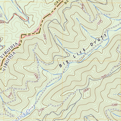 United States Geological Survey Rucker Gap, VA (2022, 24000-Scale) digital map