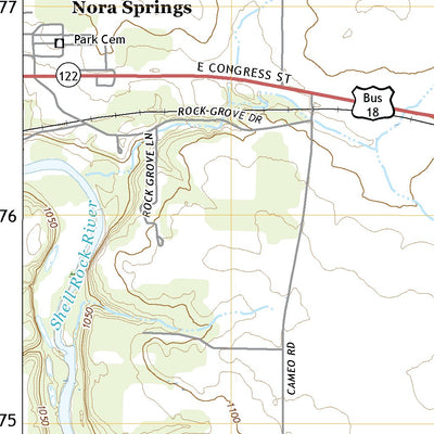 United States Geological Survey Rudd, IA (2022, 24000-Scale) digital map