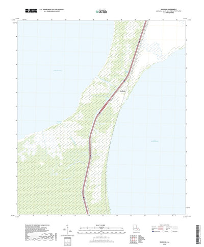 United States Geological Survey Ruddock, LA (2020, 24000-Scale) digital map