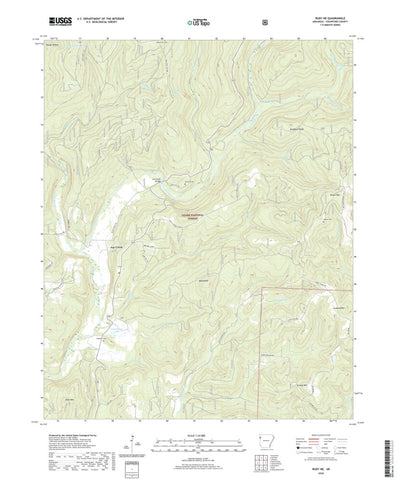 United States Geological Survey Rudy NE, AR (2020, 24000-Scale) digital map