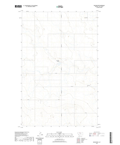 United States Geological Survey Rudyard NW, MT (2020, 24000-Scale) digital map