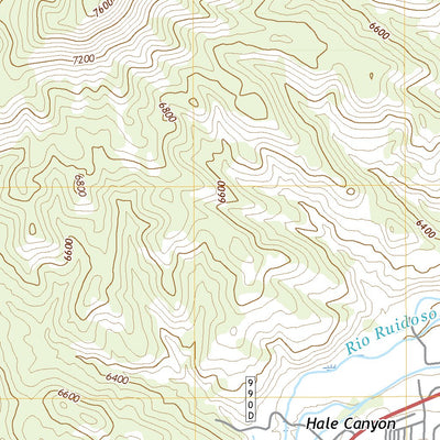 United States Geological Survey Ruidoso Downs, NM (2020, 24000-Scale) digital map