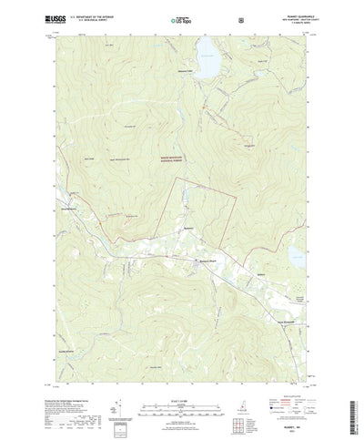 United States Geological Survey Rumney, NH (2021, 24000-Scale) digital map
