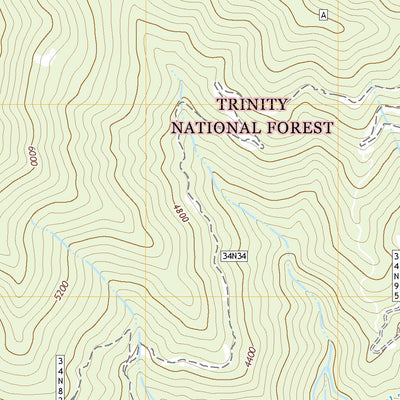 United States Geological Survey Rush Creek Lakes, CA (2022, 24000-Scale) digital map