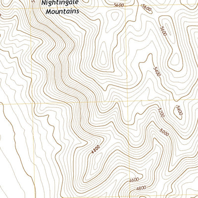 United States Geological Survey Russell Peak, NV (2021, 24000-Scale) digital map