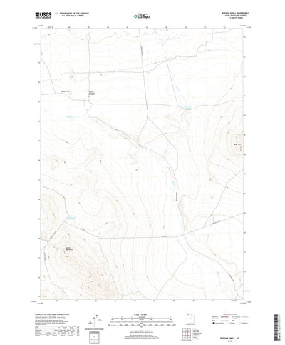 United States Geological Survey Russian Knoll, UT (2020, 24000-Scale) digital map