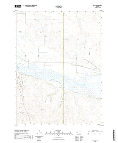 United States Geological Survey Ruthton, NE (2021, 24000-Scale) digital map