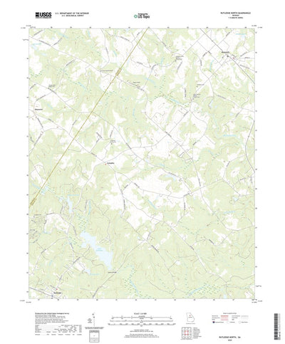 United States Geological Survey Rutledge North, GA (2020, 24000-Scale) digital map