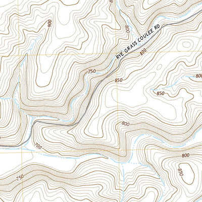United States Geological Survey Rye Grass Coulee, WA (2020, 24000-Scale) digital map
