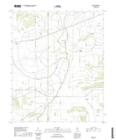 United States Geological Survey Sabino, MS (2020, 24000-Scale) digital map